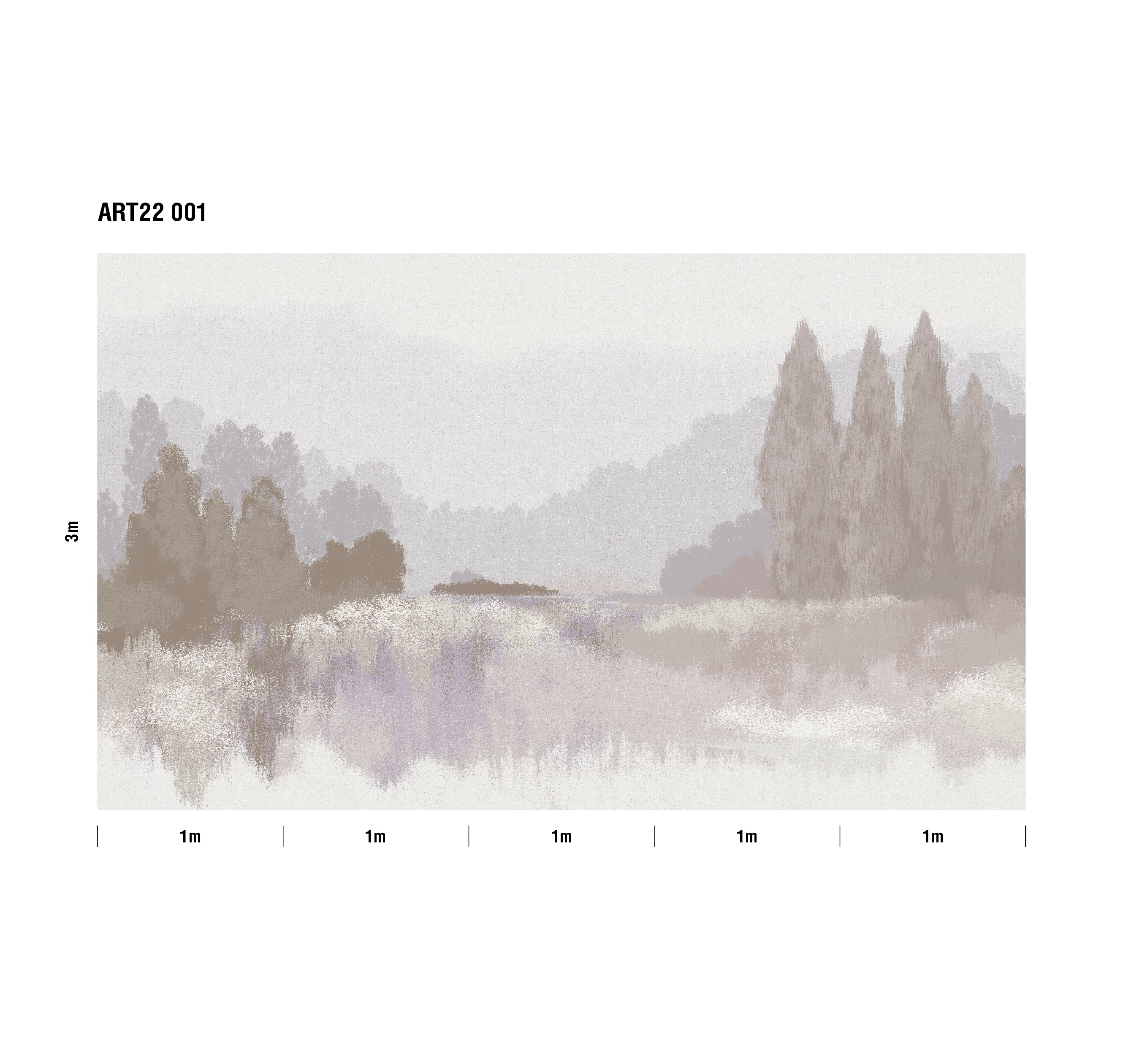 Панно Loymina Пейзаж 2 Амурский лес ART22 001 3×5